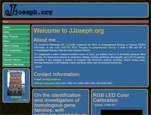Tablet Screenshot of jjoseph.org